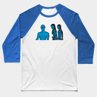 Blue Love Baseball T-Shirt